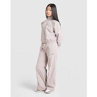 Jordan Girls' Woven Wide Leg Tracksuit Junior - Brown