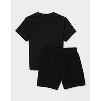 Nike Repeat Logo T-Shirt/Shorts Set Children - Black - Kids