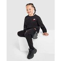 Nike Crew Tracksuit Children - Black - Kids