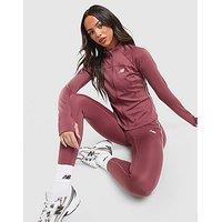 New Balance Pipe Full Zip Top - Red - Womens