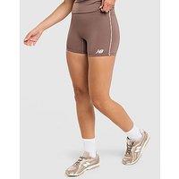 New Balance Pipe 4 Shorts - Brown - Womens