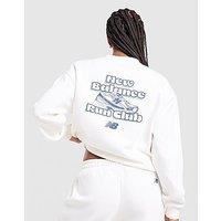 New Balance 740 Crew Sweatshirt - White - Womens