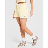 New Balance Ribbed Shorts - Yellow - Womens