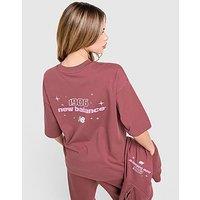 New Balance Star Boyfriend T-Shirt - Red - Womens