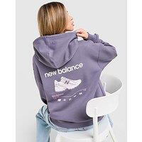New Balance 740 Overhead Hoodie - Blue - Womens