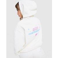New Balance Star Overhead Hoodie - White - Womens