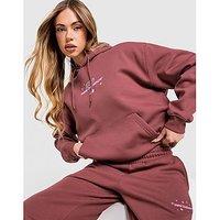 New Balance Star Overhead Hoodie - Red - Womens