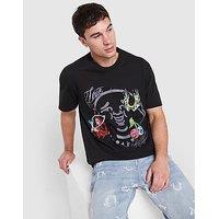 True Religion Buddha Face T-Shirt - Black - Mens