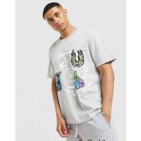 True Religion Buddha Face T-Shirt - Grey - Mens