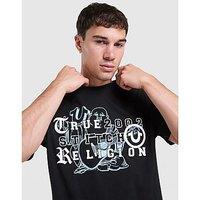 True Religion Logo T-Shirt - Black - Mens