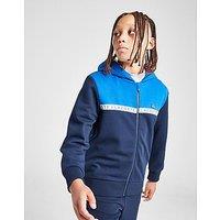 Lacoste Tape Zip Hoodie Junior - Navy