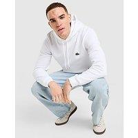 Lacoste Double Knit Overhead Hoodie - White - Mens