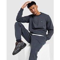 Lacoste Double Knit Crew Sweatshirt - Grey - Mens