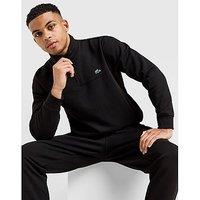 Lacoste Core 1/2 Zip Sweatshirt - Black - Mens
