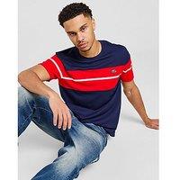 Lacoste Colour Block Poly T-Shirt - Blue - Mens