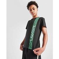 Lacoste Poly Side Print T-Shirt Junior - Black