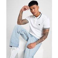 Lacoste Tipped Collar Polo Shirt - white - Mens