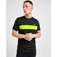 Lacoste Reverse Croc Pique T-Shirt - Black - Mens