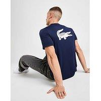 Lacoste Reverse Croc Pique T-Shirt - Blue - Mens