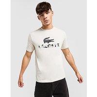 Lacoste Cracked Logo T-Shirt - Brown - Mens