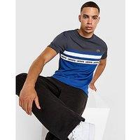 Lacoste Tape Colour Block T-Shirt - Grey - Mens