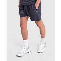 Lacoste Croc Wrap Swim Shorts - Grey - Mens