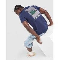 Lacoste Back Print T-Shirt - Blue - Mens