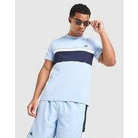 Lacoste Colour Block Reflective Pipe T-Shirt - Blue - Mens