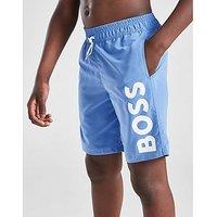 BOSS Logo Swim Shorts Junior - Blue