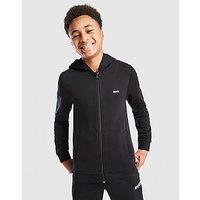 BOSS Small Logo Full Zip Fleece Hoodie Junior - Black - Kids