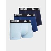 Lacoste 3 Pack Boxers - Blue