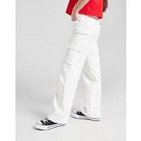 LEVI'S Girls' Baggy Cargo Jeans Junior - White