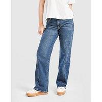 LEVI'S Girls' Wide Leg Seam Jeans Junior - Blue - Kids