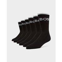 BOSS 6-Pack Crew Socks - Black