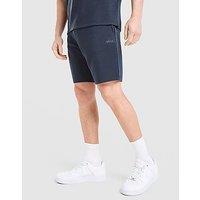 BOSS Ribbed Shorts - Blue - Mens