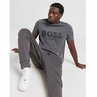 BOSS Split T-Shirt - Grey - Mens
