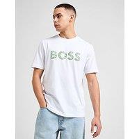 BOSS Space Logo T-Shirt - White - Mens
