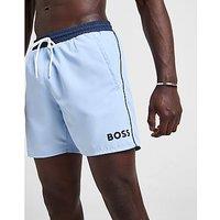 BOSS Starfish Swim Shorts - Blue - Mens
