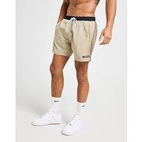 BOSS Starfish Swim Shorts - Brown - Mens