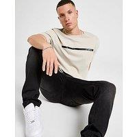 BOSS Linear Logo T-Shirt - Brown - Mens