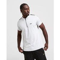BOSS Philix Zip Polo Shirt - Grey - Mens
