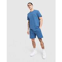 BOSS Waffle Shorts - Blue - Mens