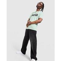 BOSS Large Logo T-Shirt - Green - Mens