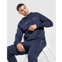 BOSS Authentic Full Zip Hoodie - Blue - Mens