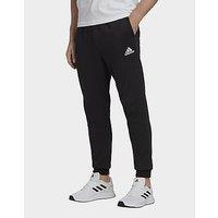 adidas Essentials Fleece Regular Tapered Pants - Black - Mens