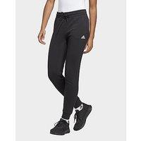 adidas Essentials Linear French Terry Cuffed Pants - Black - Womens