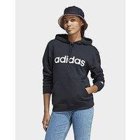 adidas Essentials Linear Hoodie - Black - Womens