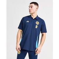 adidas Scotland Tiro 24 Polo Shirt - Team Navy Blue 2 - Mens