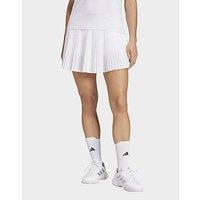 adidas Club Pleated Skirt - White - Womens