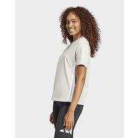 adidas Women's Essentials 3-Stripes Cotton T-Shirt - Brown